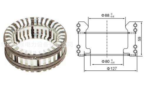 GC5-3150A(GC5-2500A)捆绑式触头127×59(64片)