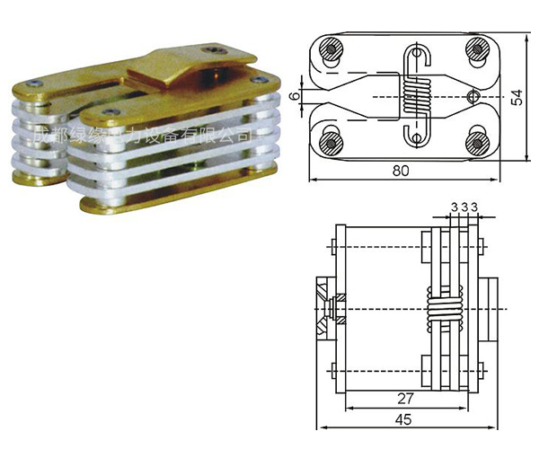 GC6-630A拉簧式扁触头80×57(12片)