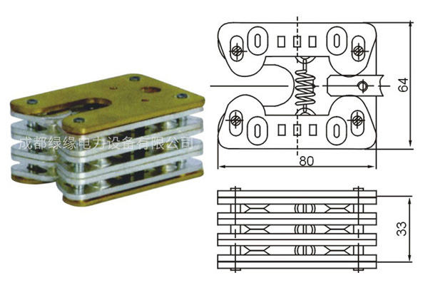 GC8-630A拉簧式扁触头64×33(6片)