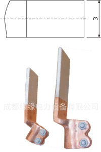 平板式铜铝抱杆线夹（连接铝排）